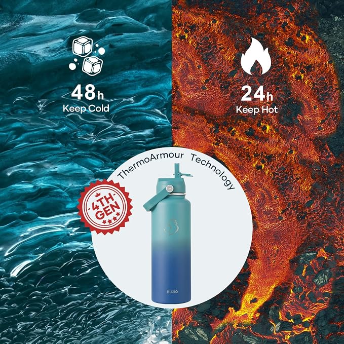 BUZIO Triple Wall Vacuum Water Bottle - Image 2