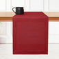 D'Moksha Homes Linen Red Table Runner 72 Inches Long - 100% Pure Linen 14 x 72 Inch Table Runner for Dining, Valentines, Spring - Machine Washable