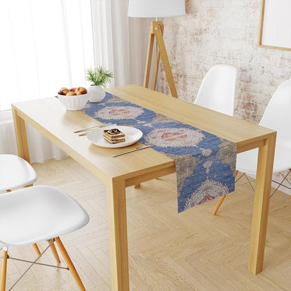 Snycler Table Runner Boho Table Runners Vintage Elegant Farmhouse Table Center - Image 2