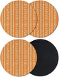 Vintage Bohemia Coasters Set of 4, Absorbent Coasters by Unknown