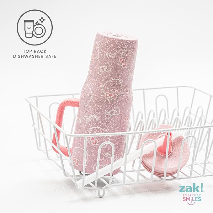 Zak Designs Hello Kitty 30oz Spill-Proof Insulated Stainless Steel Tumbler | - Image 7
