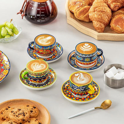vancasso 2.5 Oz Bohemian Espresso Cups Set of 4 - Image 6