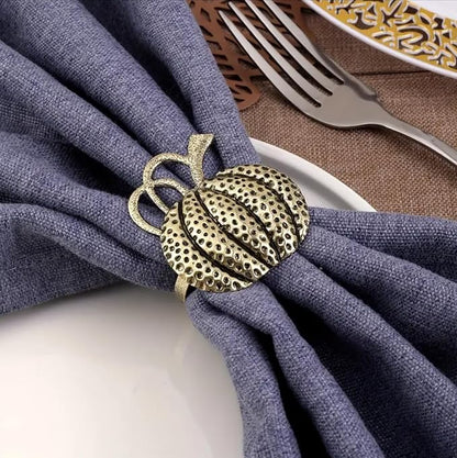 Pumpkin Napkin Rings Set of Four - Image 4