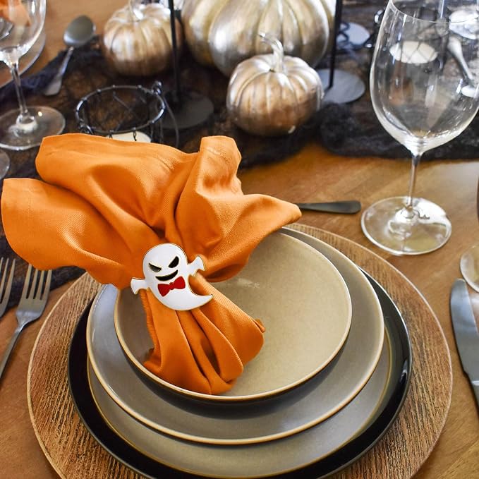 wonlex Halloween Napkin Rings Set of 6 - Image 5