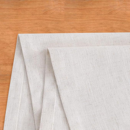 Wracra Linen Table Runner, Burlap Cream Table Runners 72 Inches Long | Rich - Image 3
