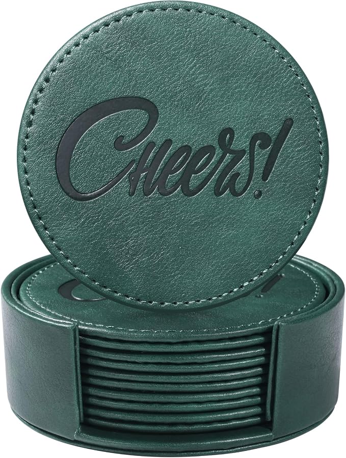 Coasters for Drinks Set of 6 by Unknown