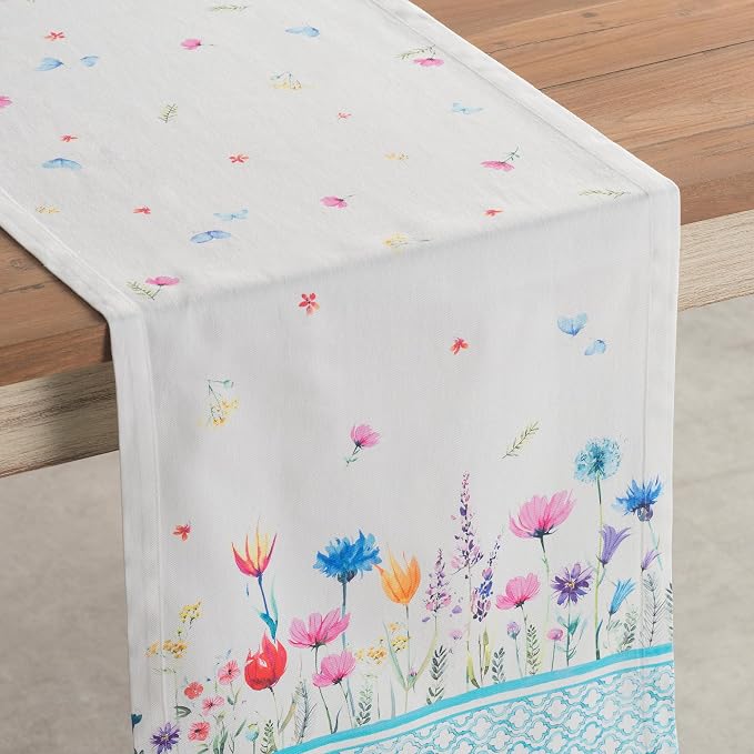 Maison d' Hermine Table Runner 100% Cotton 14.50" x 108" | Table Runners 108 - Image 9