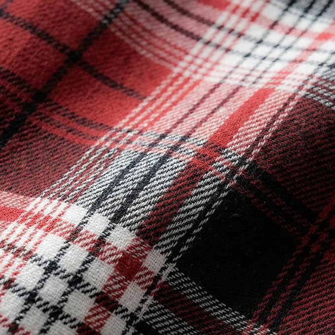 Artoid Mode Red Dark Blue Farmhouse Plaid Valentine Table Runner, Winter Rustic - Image 6