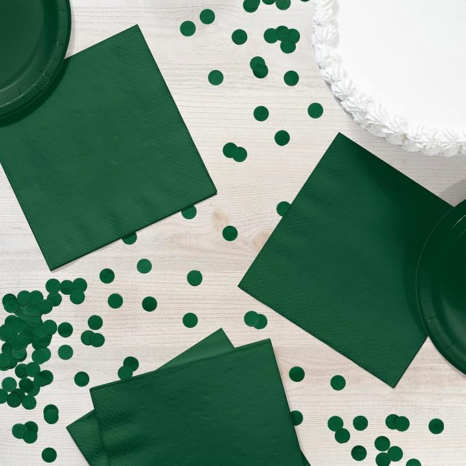 Hunter Green Luncheon Napkin, 2 Ply - Image 4