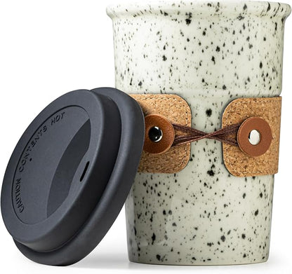 Ceramic Coffee Travel Mug Coffee Tumbler To Go Coffee Mug by Cormomu