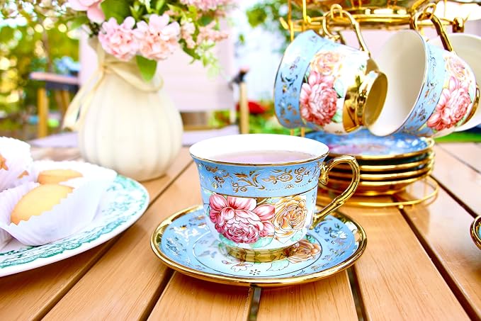 20 Pieces Porcelain Tea Set - Image 5