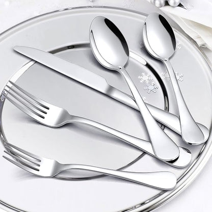 LIANYU 30-Piece 18/10 Flatware Set - Image 6