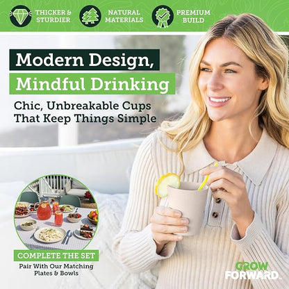 Grow Forward Premium Wheat Straw Cups - Image 5