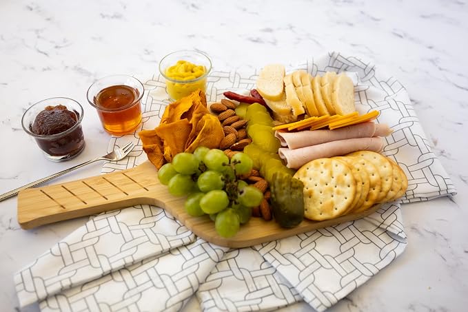 Fox Run Pickleball Paddle Charcuterie Boards, 14.5" x 7.5" - Image 3
