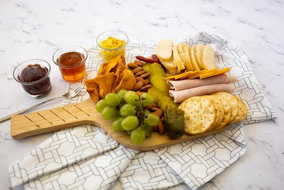 Fox Run Pickleball Paddle Charcuterie Boards, 14.5" x 7.5" - Image 3