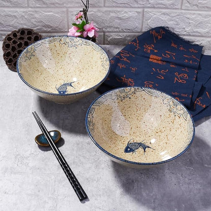 8-inch Ceramic Ramen Bowls - Image 2