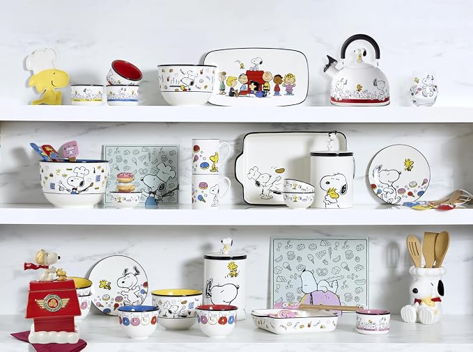 Lenox Chef Snoopy Enamelware Tea Kettle, 84.5oz | Dishwasher safe | Peanuts - Image 6