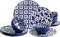 LEHAHA 12 Pieces Modern Porcelain Dinnerware Set，Service by LEHAHA