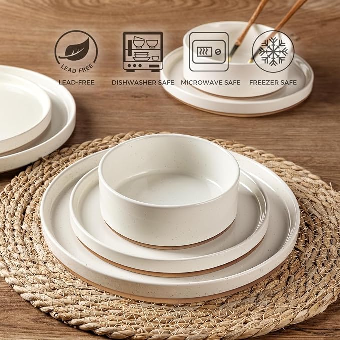 AmorArc Stoneware Dinnerware Sets - Image 3