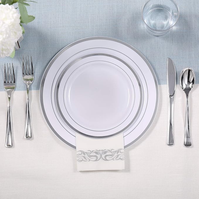 FOCUSLINE 350 Ct Disposable Dinnerware Set - Image 5