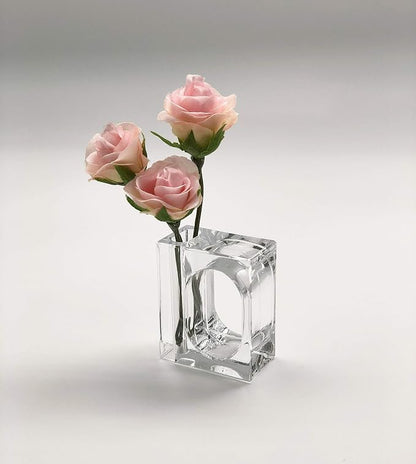 Set of 4 Napkin Rings Bud Vase Flower Holder, 100% FDA Compatible Food - Image 6