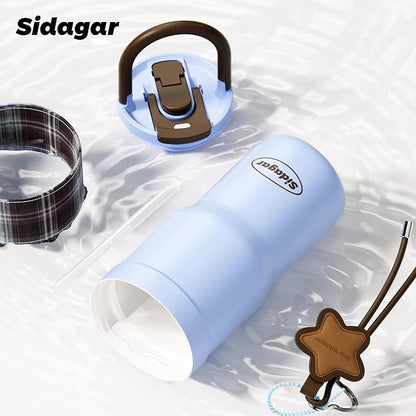 25oz Insulated Tumbler Ceramic Stainless Steel Water Bottle, Leak Proof - Image 8