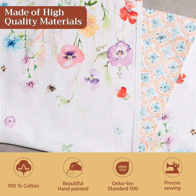 Maison d' Hermine Table Runner 100% Cotton 14.50" x 72" | Table Runners 72 - Image 3