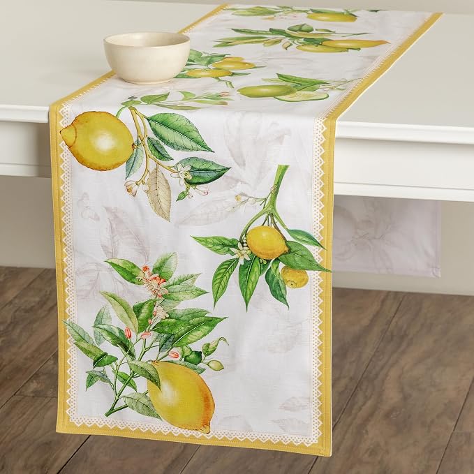 Maison d' Hermine Table Runner 100% Cotton 14.50" x 72" | Table Runners 72 - Image 8