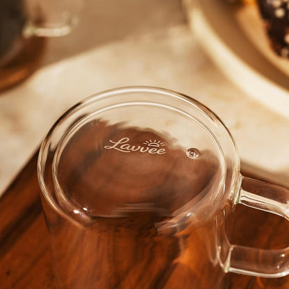 Double Wall Glass Coffee Mugs - Image 5