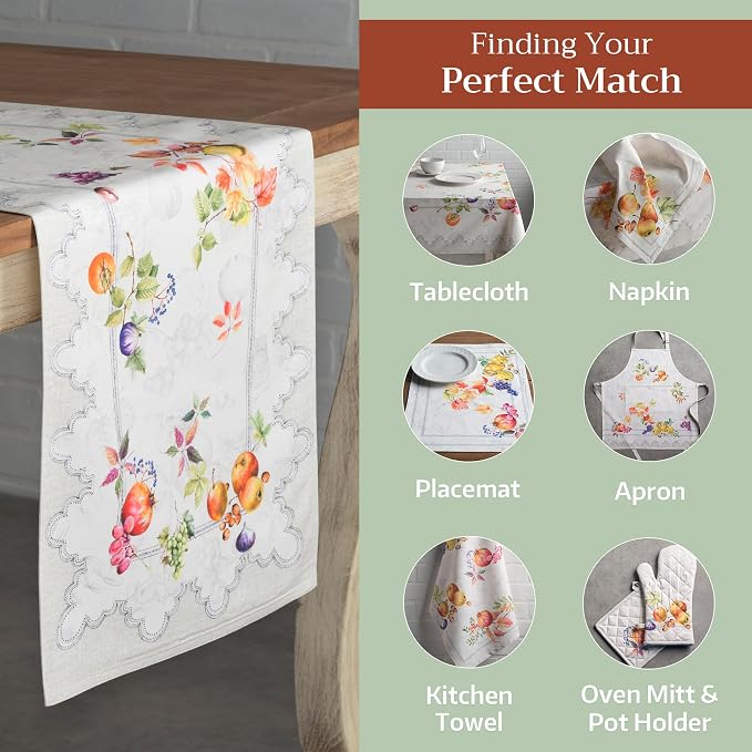 Maison d' Hermine Table Runner 100% Cotton 14.50" x 108" | Table Runners 108 - Image 5