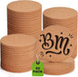 60 PCS Cork Coasters for Laser Engraving, Thick Absorbent Blank Coasters | 4 by GOHDODD