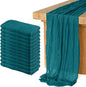 12 Pack Cheesecloth Table Runner, Runner Gauze Boho Wedding Decor Romantic by Home