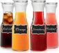 1 Liter Ribbed Glass Carafe by INSETLAN