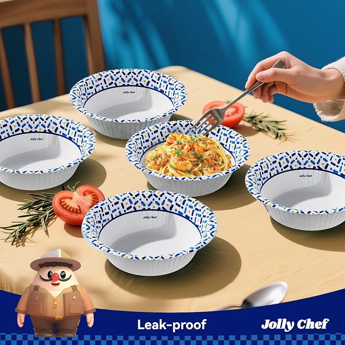 200 Count 16 oz Paper Bowls, Soak-Proof Small Disposable Bowls - Image 7