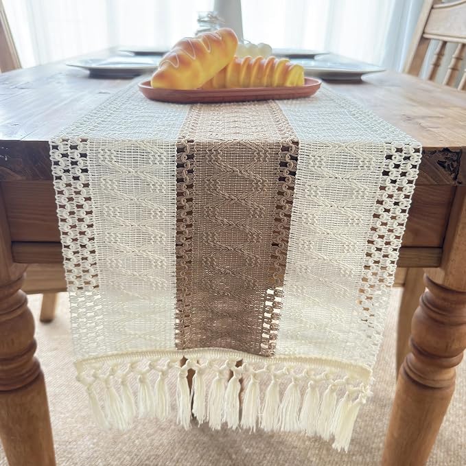 Boho Table Runner for Home Decor - Image 2