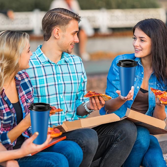 Honeydak 45 Pack 16 oz Reusable Coffee Cups - Image 5