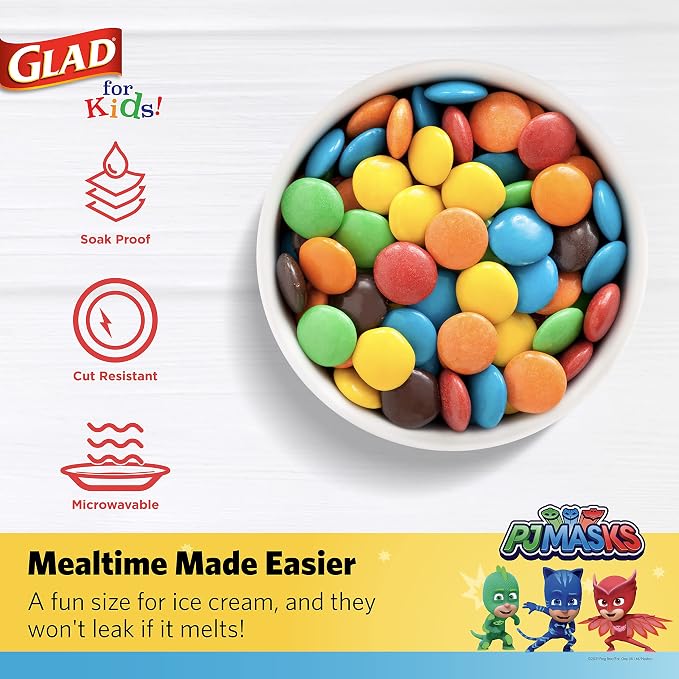 Glad for Kids 12 oz PJ Masks Space Paper Snack Bowls - Image 3