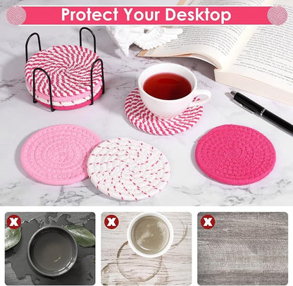 8 Pack Coasters for Drinks Absorbent - Image 5