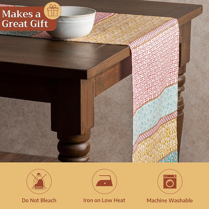 Maison d' Hermine Table Runner 100% Cotton 14.50" x 72" | Table Runners 72 - Image 5