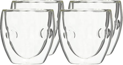 Moderna Artisan Series Double Wall 2 oz Beverage & Espresso Shot Glasses - Image 9