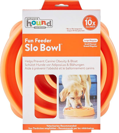 Outward Hound Fun Feeder Slo Bowl – Large 4‑Cup Capacity, Slow Feeding - Image 2