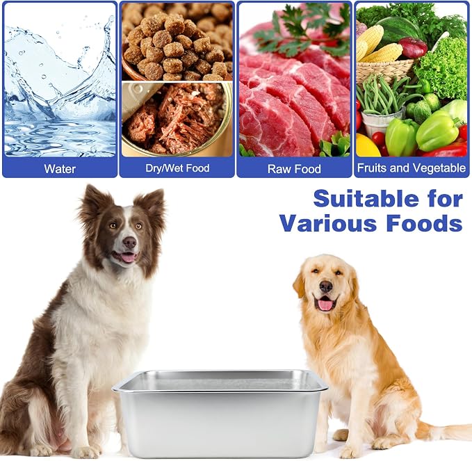 5 Gallon Large Dog Water Bowl, Stainless Steel Bowl, Giant Dogs | 5 Gallon - Image 7