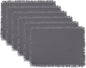 DII Everyday Collection, Fringed Solid Tabletop, Placemat Set, 6 Piece by DII