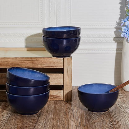 22 Oz Ceramic Cereal Bowls, 5.5 Inch Microwave & Dishwasher Safe Lead-free Soup - Image 4