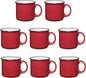 Set of 8 Ceramic Campfire Mugs – 15 Oz, Camping – Customizable by GiftsbyDesign