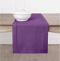 Solino Home 100% Pure Linen Dining Table Runner Purple Woven, 14 x 132 in | by SolinoHome
