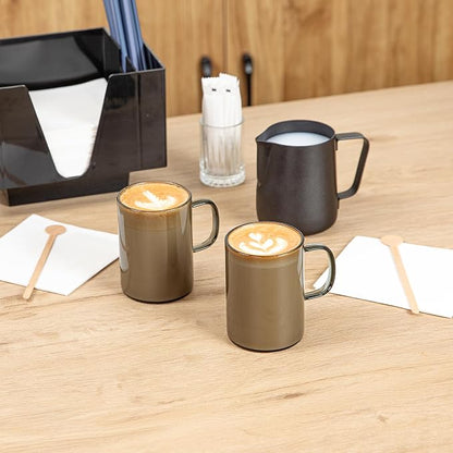 Restaurantware Glass Coffee Mug 12 Count 7 Oz Borosilicate Tea Cup - Image 7