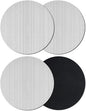 Gray Thin Lines Coasters Set of 4, Absorbent Coasters by Unknown