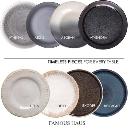 20-Piece Stoneware Dinnerware Set, Service - Image 7