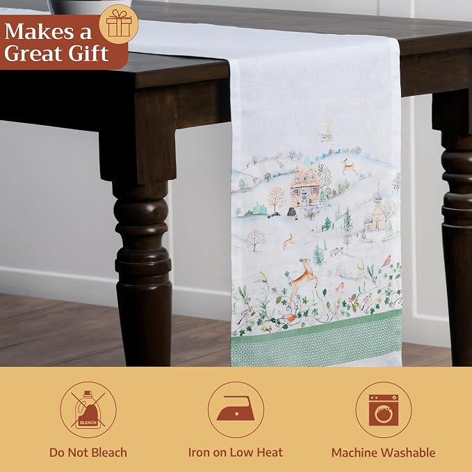 Maison d' Hermine Table Runner 100% Cotton 14.50" x 108" | Table Runners 108 - Image 5